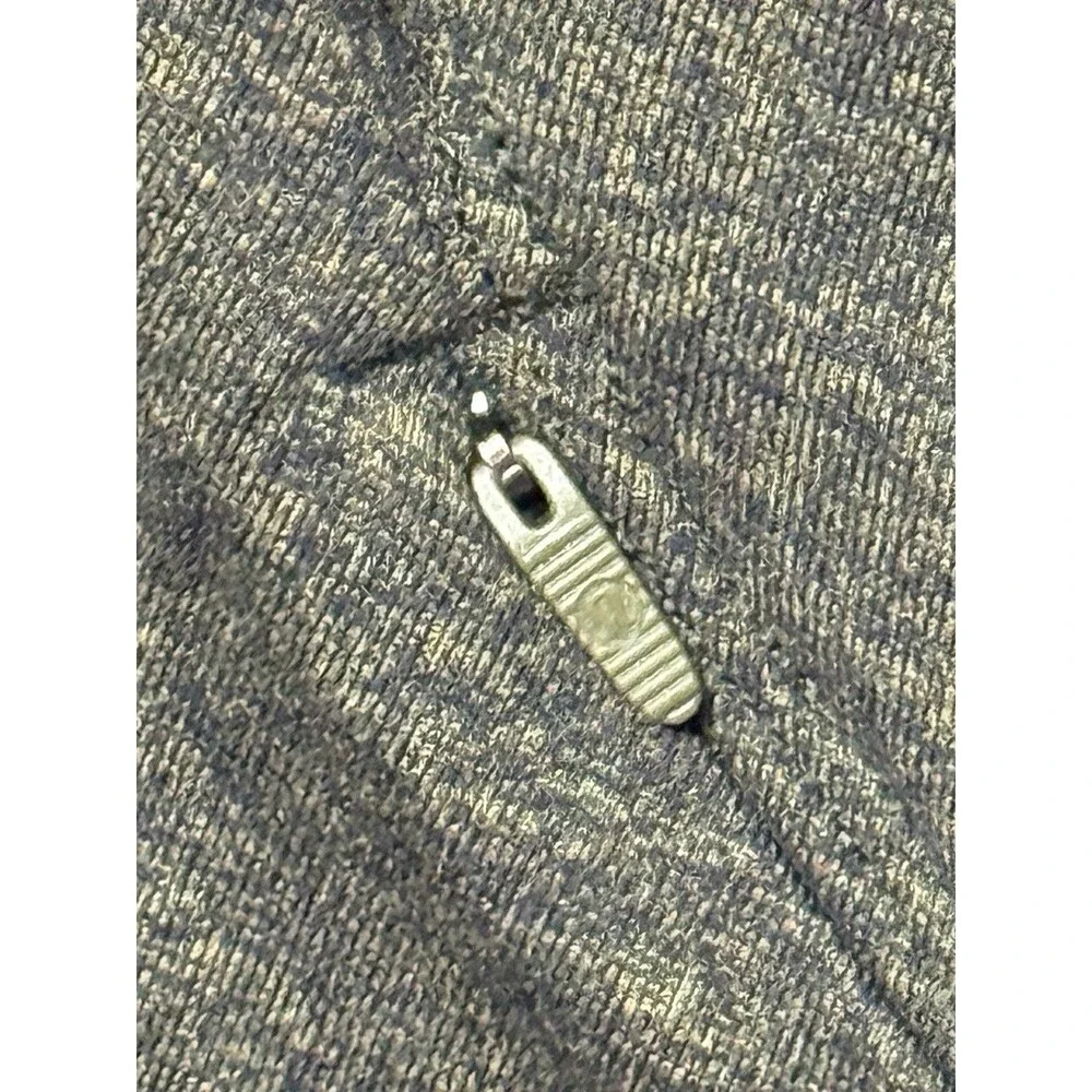 Lululemon Extra Mile 1/2 Zip Pullover Womens 6 Heathered Utilitarian Green